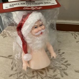 New Vintage Fibre Craft Santa Air Fresheners 3426 Doll 5.5"